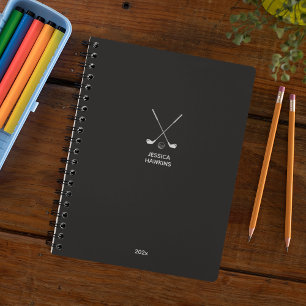 Agenda Black Noir Golf Club Personal Weekly