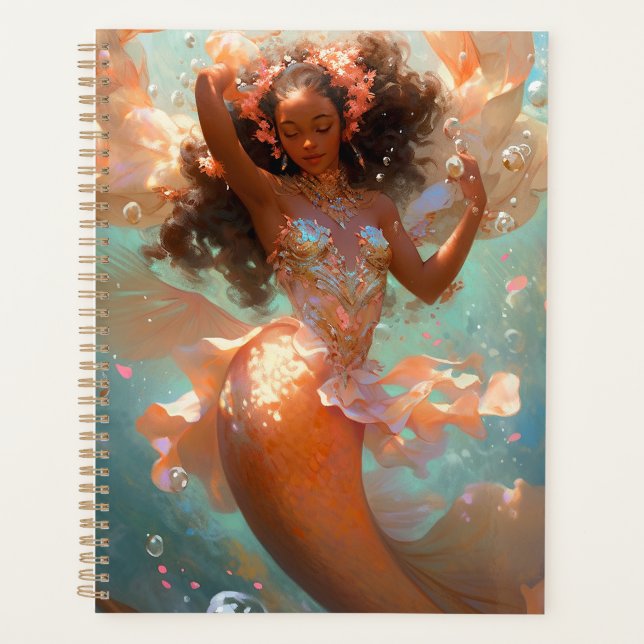 Agenda Black Princess Fantasy Art (Frente)