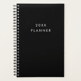 Agenda Black & White Simple Minimalist