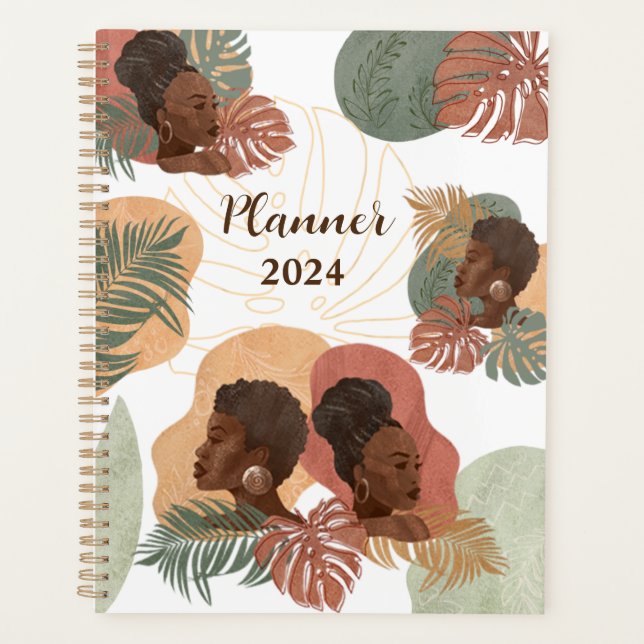 Agenda Black Women Melanin Girls Planner (Frente)