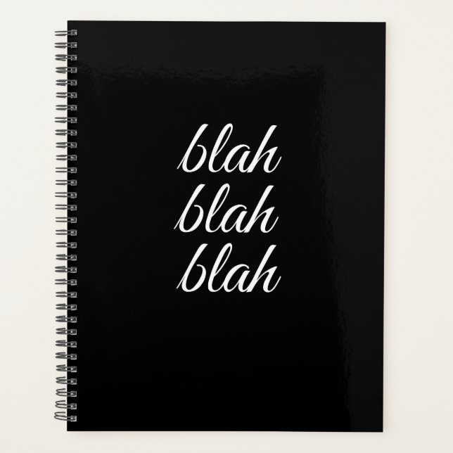 Agenda Blah (Frente)
