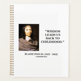 Agenda Blaise Pascal Wisdom Nos Leva De Volta À Infância
