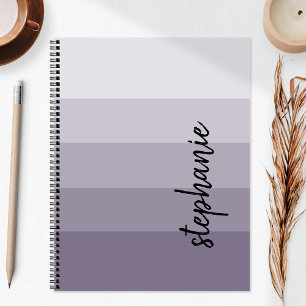 Agenda Bloco de Cores de Assinatura Personalizada Plum 20