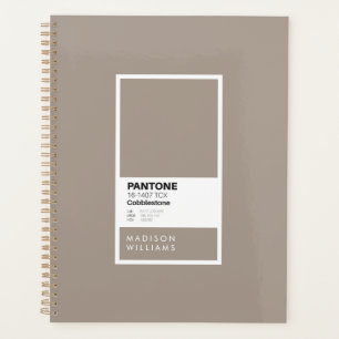 Agenda Bloco de Notas de Cinza Personalizado Diário Per