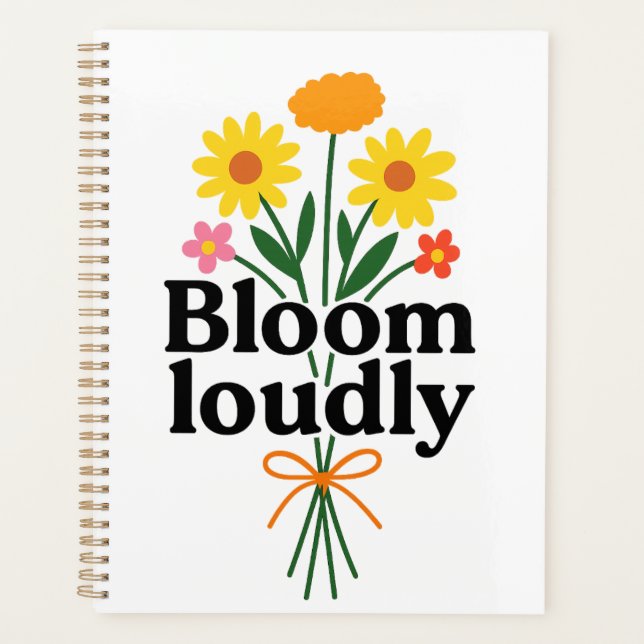 Agenda Bloom Loudly  (Frente)