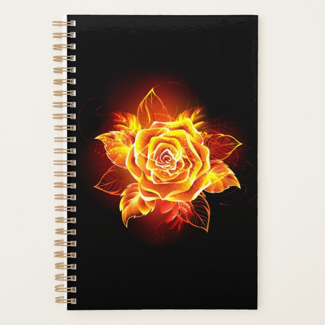 Agenda Blooming Fire Rosa (Frente)