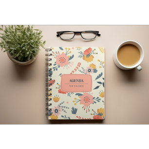 Agenda Blooms Floral Planner de Sucesso