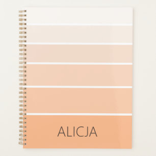 Agenda Bloqueio de cores Peach Fuzz Nome Elegante