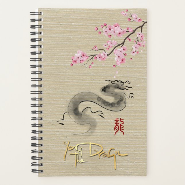 Agenda Blossoms Chinese Dragon Ano Novo 2024 SP (Frente)