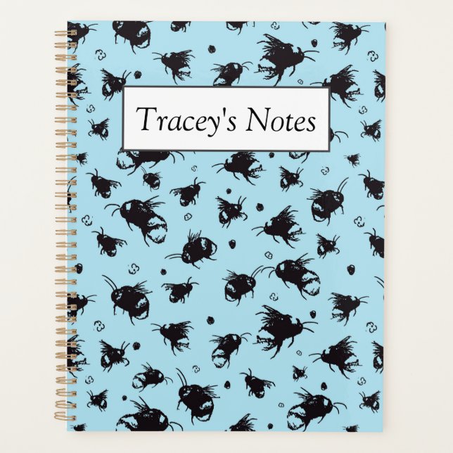 Agenda Blue Bee Planner - Presente de Feriado Personaliza (Frente)