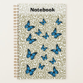 Agenda Blue butterfly gold garden