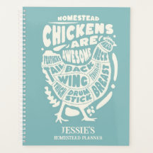Blue Cream Chicken Art Personalizado Homestead