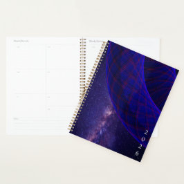 Agenda Blue Donuts In Outer Space Geometric Planner