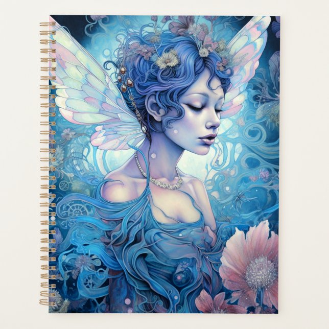 Agenda Blue Fairy Fantasy Art (Frente)