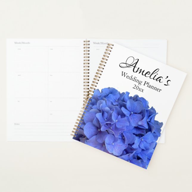 Agenda Blue purple hydrangeas blue purple flowers for her (Exibição)
