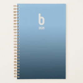 Agenda Blue Spiral Planner – 2026 Breath