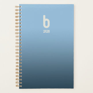 Agenda Blue Spiral Planner – 2026 Breath