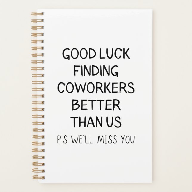 Agenda Boa Sorte Encontrar Colegas Melhores Do Que A Cami (Frente)