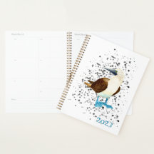 Bobbie Planner de Pássaro Azul
