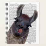 Agenda Bobo Llama<br><div class="desc">Bobo Llama de Fab Funky. Porta de lama com a língua para fora. | 190937D</div>