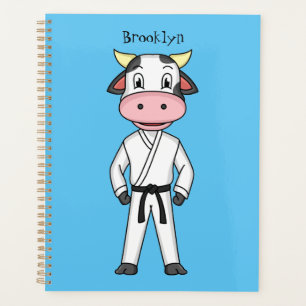 Agenda Boca-branca em desenho animado em kung fu