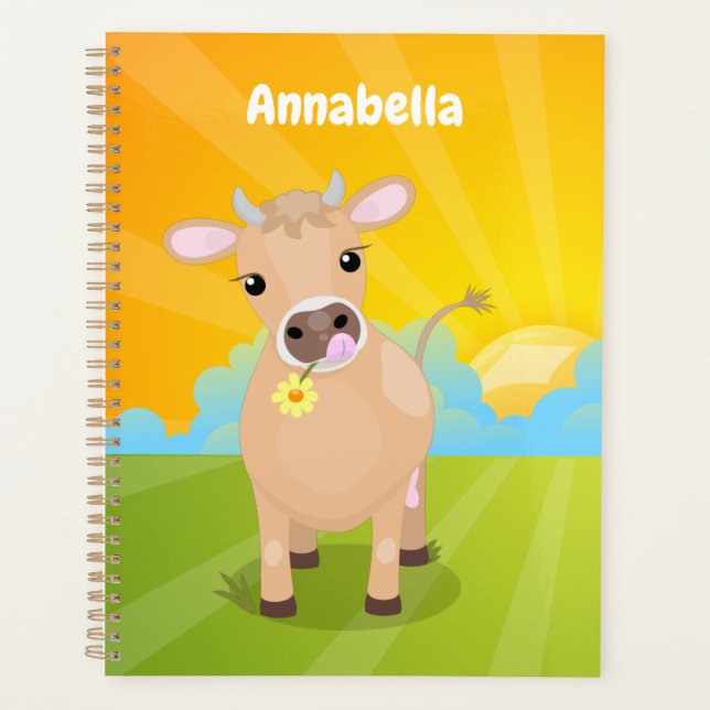 Agenda Boca doce e camisola de flores (Frente)