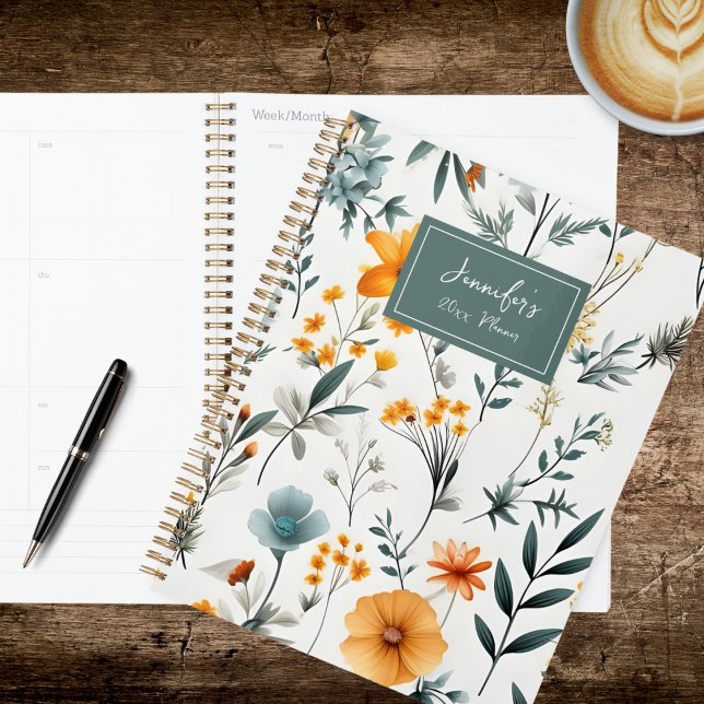 Agenda Bohemian Floral  (Criador carregado)