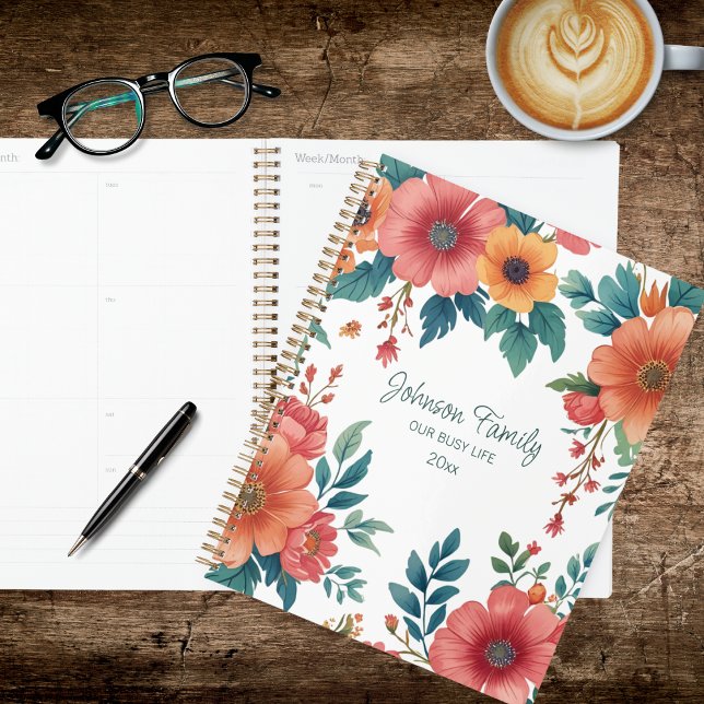 Agenda Bohemian Floral  (Criador carregado)