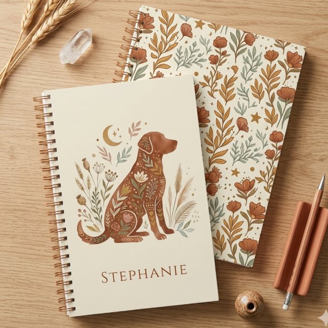 Agenda Boho Dog Planner – Dog Mom Gift (Dog lover planner)