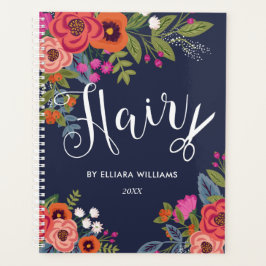 Agenda Boho Floral Bouquets - Stylist do Cabelo Azul Nava