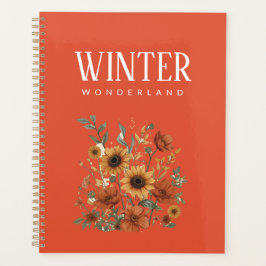 Agenda Boho Floral Weekly Planner | Terracotta Tones