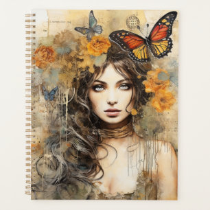Agenda Boho Girl Planner, Borboleta Boho