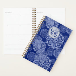 Agenda Boho Moody Blues Mandalas Monogramado