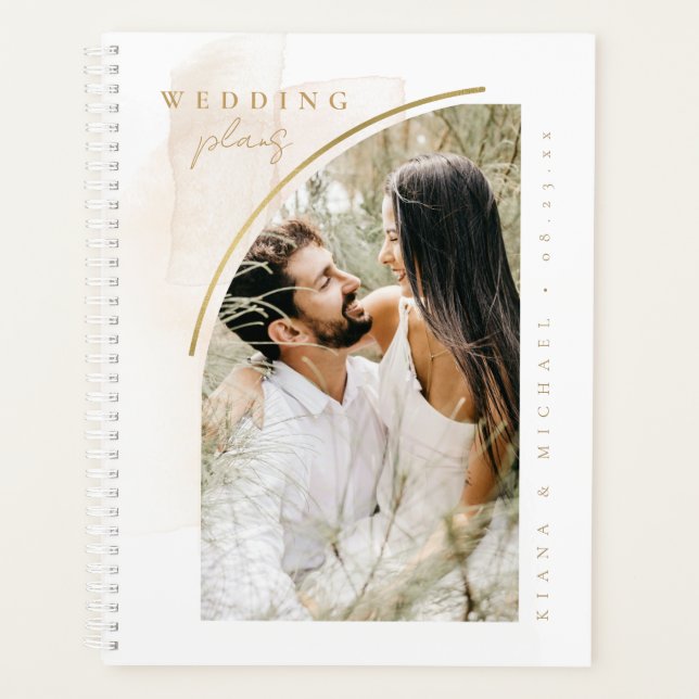 Agenda Boho Oasis Arch Wedding Photo ID959 (Frente)