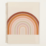 Agenda Boho Rainbow Beige Terracotta<br><div class="desc">Arco-Íris - Arco-Íris-Abstrato - Arcos-Íris Neutro / Terracotta.</div>