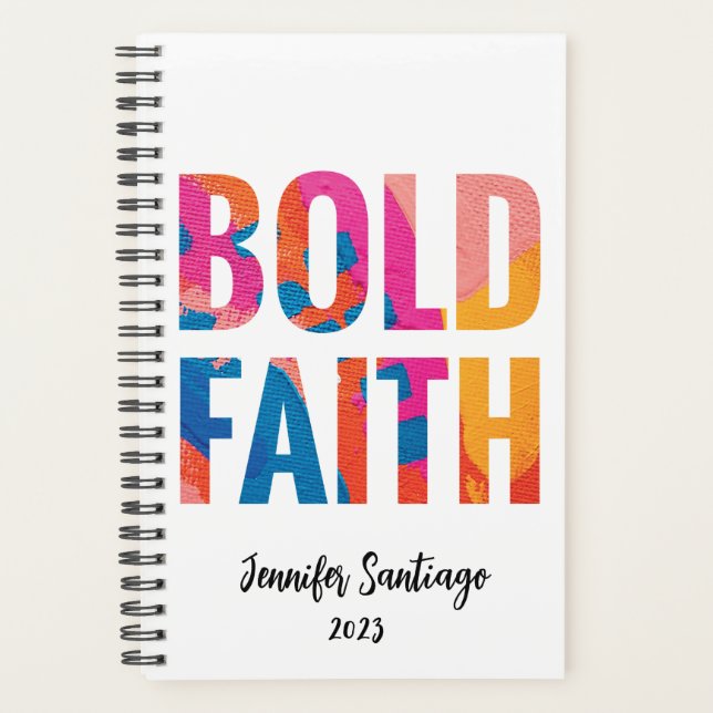 Agenda Bold Faith Inspirational Planner 2023 (Frente)
