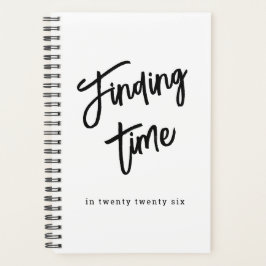 Agenda Bold Script Personalized Name Black & White 