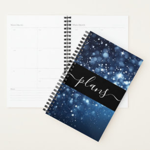 Agenda Bolhas de Céu Azul Escuro