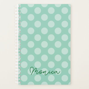 Agenda Bolinhas leve personalizada