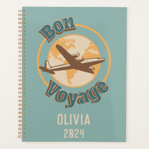 Agenda Bon Voyage Vamos do design do mundo