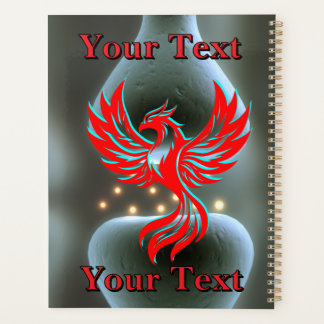 Agenda Bone Nerve Phoenix Fantasy Science Personalizável