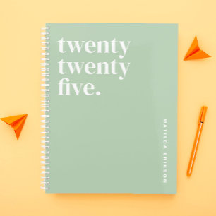 Agenda Bonita Girly Green 2025