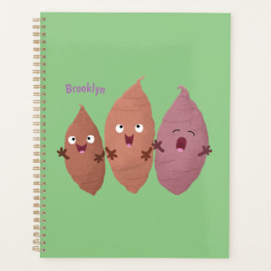 Agenda Bonitinho cantando batata-doce legumes