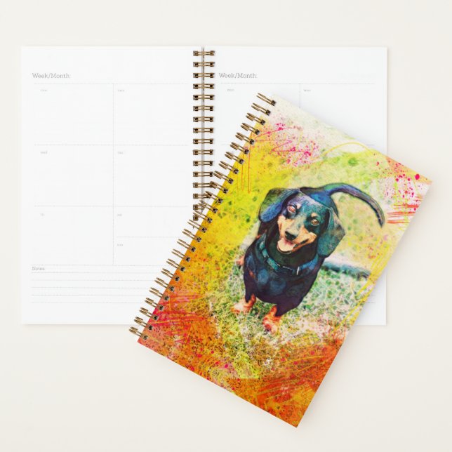 Agenda Bonito Feliz Cachorro Feliz (Exibição)