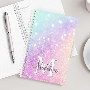 Agenda Bonito Holographic Glitter Girly Glamorosa