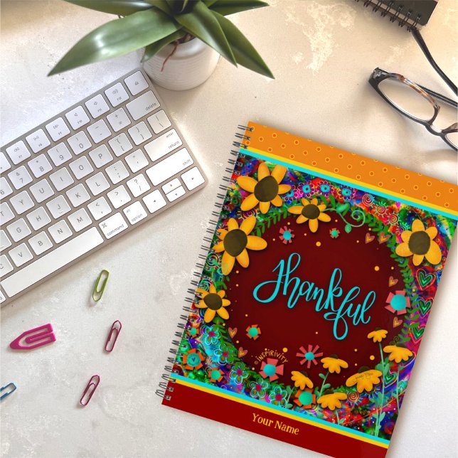 Agenda Bonito inspiração alegre e agradecida (Criador carregado)