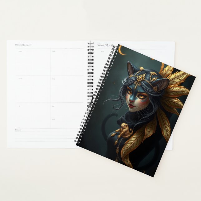 Agenda Bonito retrato de fada de gato (Exibição)