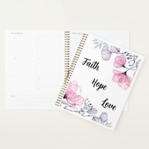 Agenda Bonito rosa-púrpura-cristã-vermelhos