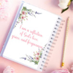 Agenda Bonito Sou Uma Reflexão De Deus Cristão<br><div class="desc">Christian Planner With Afirmation Citação "Eu sou um reflexo do amor,  graça e perdão de Deus". Este planejador é uma ferramenta maravilhosamente trabalhada que incorpora versos Bíblias,  citações inspiradoras e sugestões para orações e reflexões diárias. Compre hoje!</div>