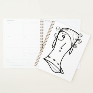 Agenda Bonitos nós de cabelo